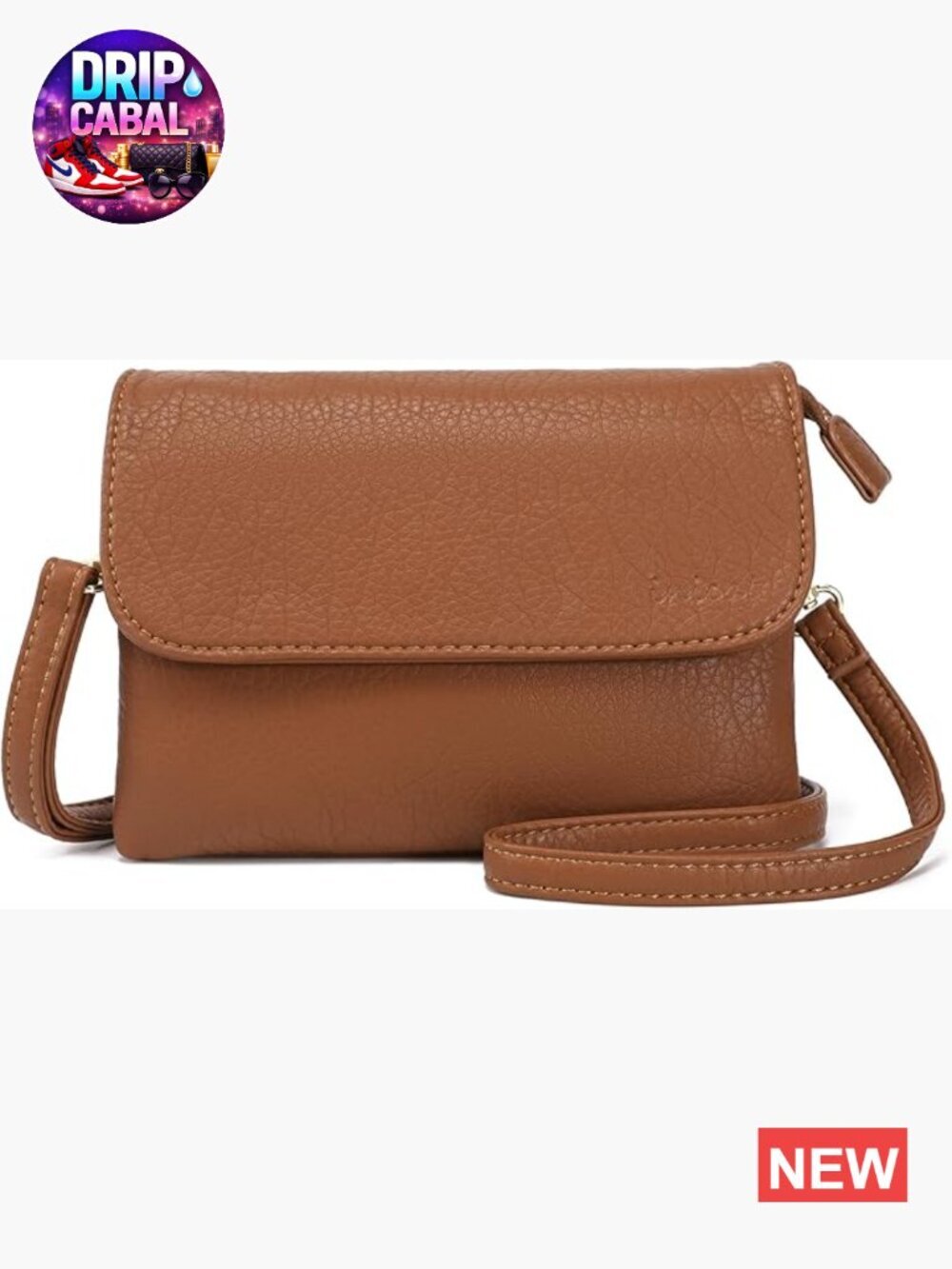 RFID Blocking Small Crossbody Purse Vegan Leather Mini Travel Bag